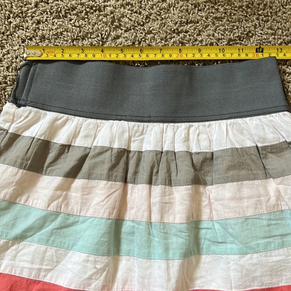 Charlotte Russe multicolored striped skirt size small - Picture 6 of 7